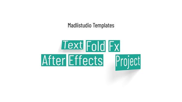 Videohive Text Fold Fx 30592191 1 Videohive Text Fold Fx 30592191