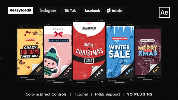 Videohive Christmas Instagram Stories / Sale 35185182 1 Videohive Christmas Instagram Stories / Sale 35185182