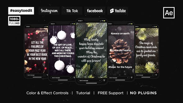 Videohive Christmas Greetings Instagram Stories 35215482 1 Videohive Christmas Greetings Instagram Stories 35215482