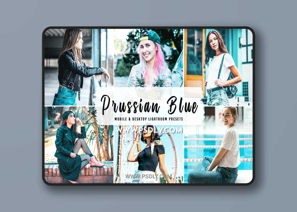Prussian Blue Mobile & Desktop Lightroom Presets 1 Prussian Blue Mobile & Desktop Lightroom Presets