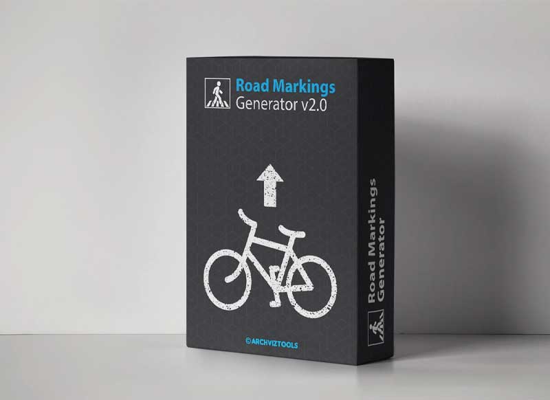 Road Markings Generator 2.0 for 3ds Max 1 Road Markings Generator 2.0 for 3ds Max