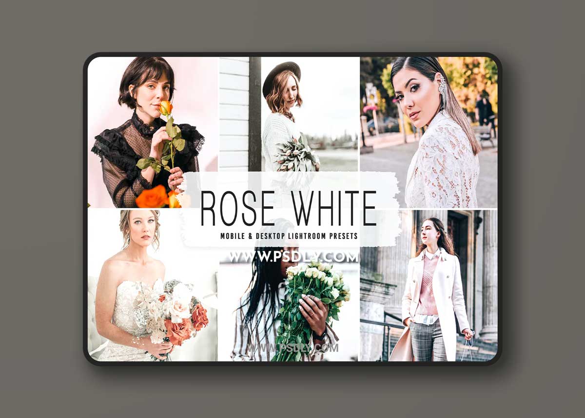 Rose White Mobile & Desktop Lightroom Presets 1 Rose White Mobile & Desktop Lightroom Presets