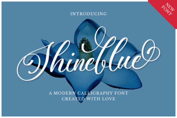 Shineblue Font 1 Shineblue Font
