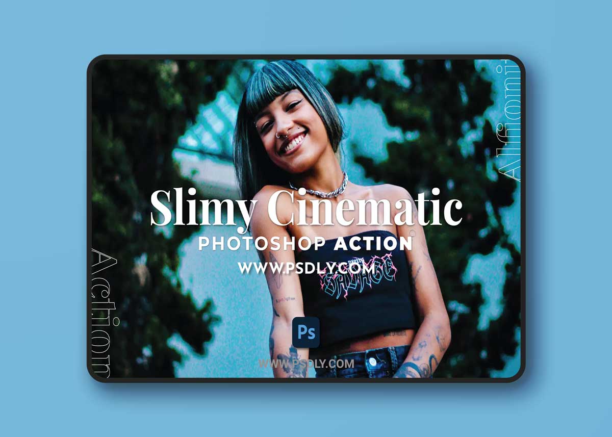 Slimy Cinematic Photoshop Action 1 Slimy Cinematic Photoshop Action
