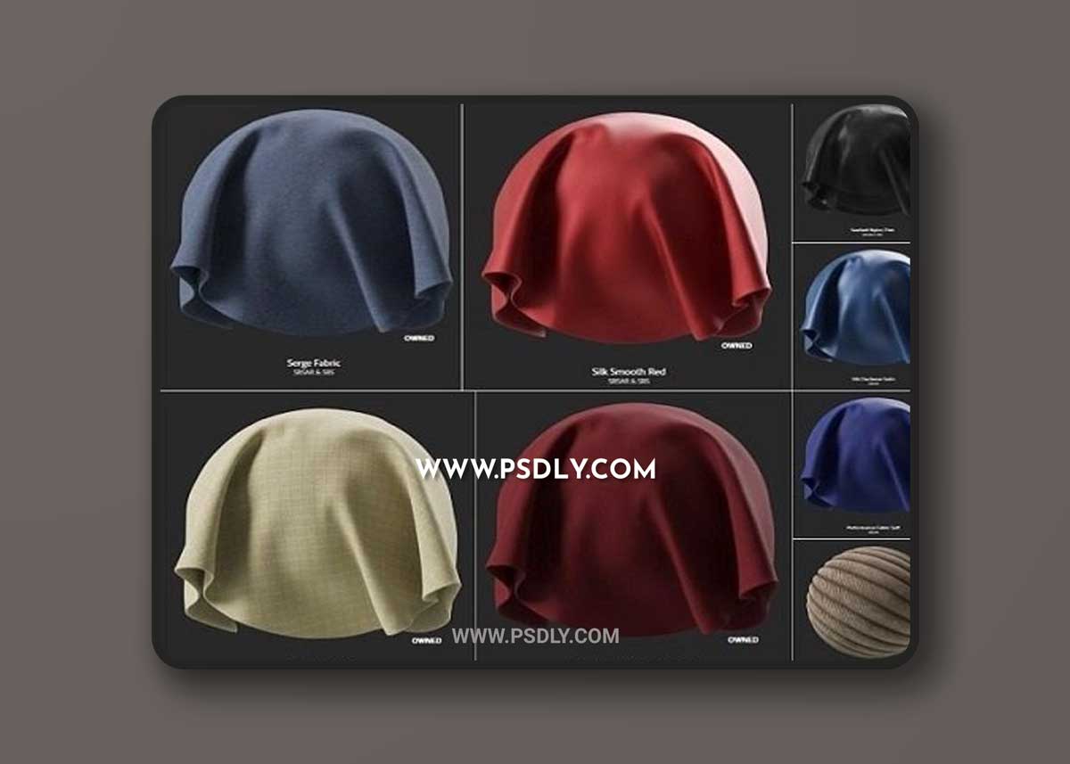 Substance Source 17 – 30 Fabrics 3D Models 1 Substance Source 17 – 30 Fabrics 3D Models
