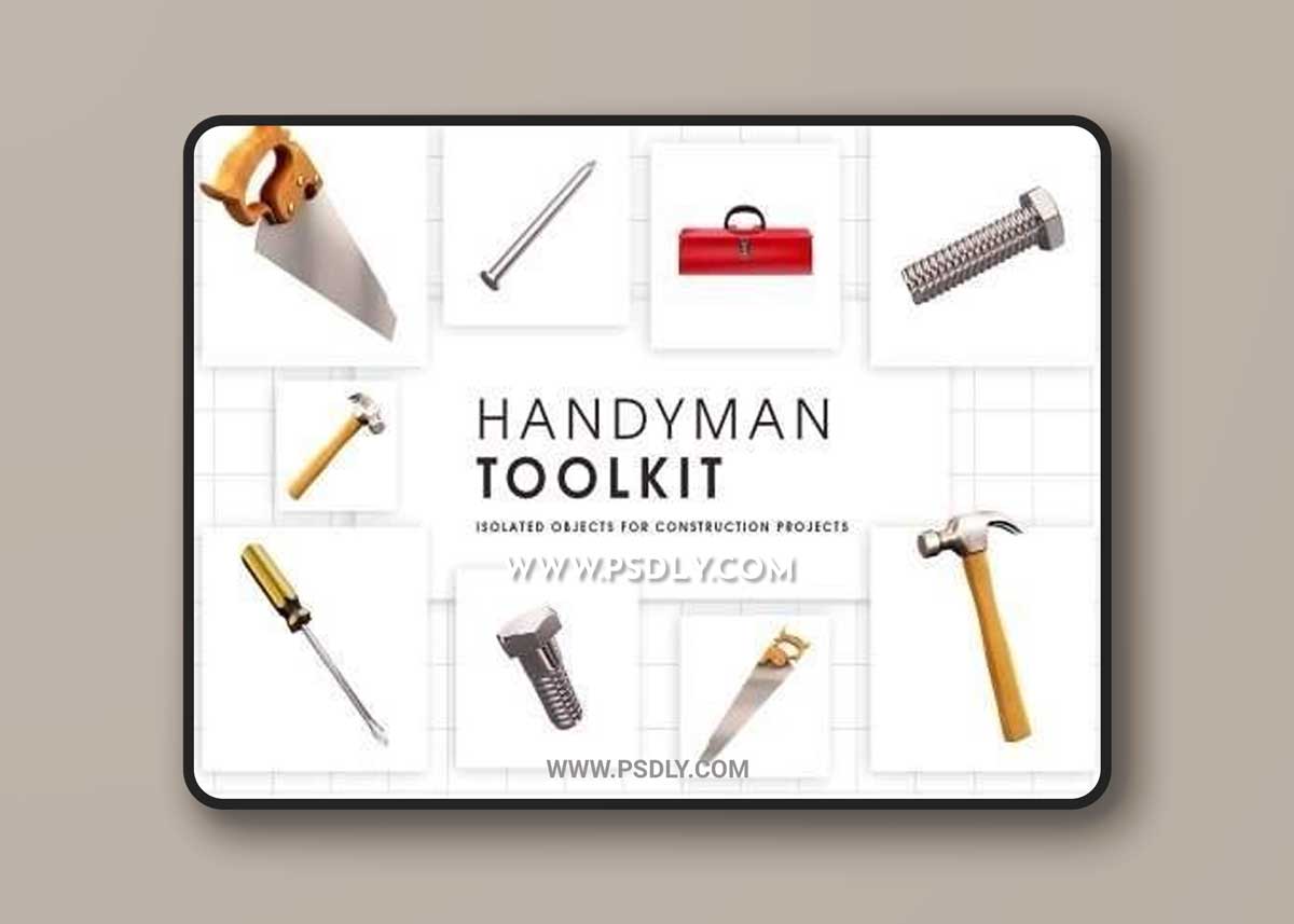 The Handyman Toolkit Transparent PNG 1 The Handyman Toolkit Transparent PNG