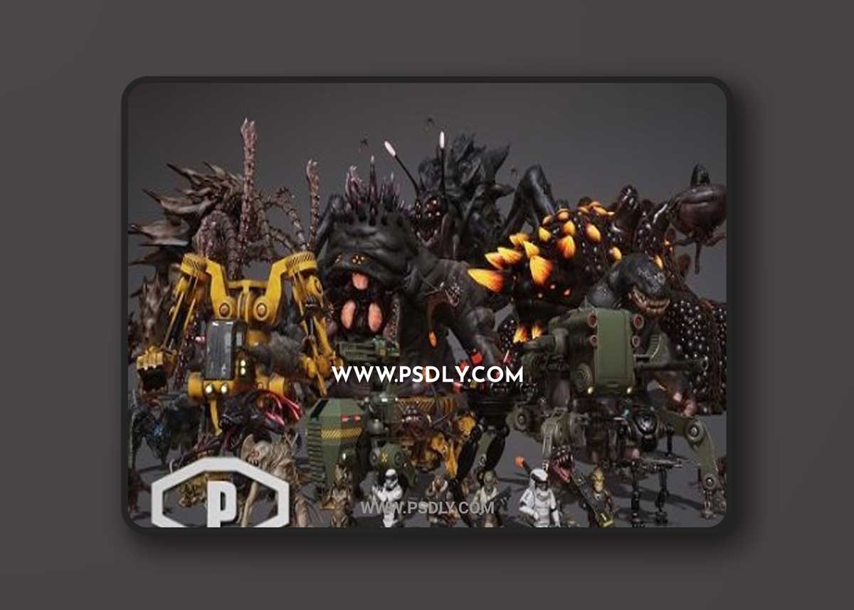 Unity - Sci Fi Characters Mega Pack Vol 2 v1.21 1 Unity - Sci Fi Characters Mega Pack Vol 2 v1.21