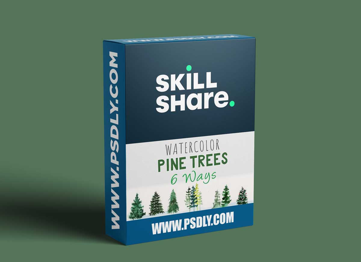 Watercolor Pine Trees: 6 Ways 1 Watercolor Pine Trees: 6 Ways
