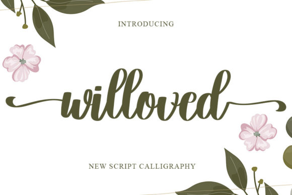 Willoved Font 1 Willoved Font