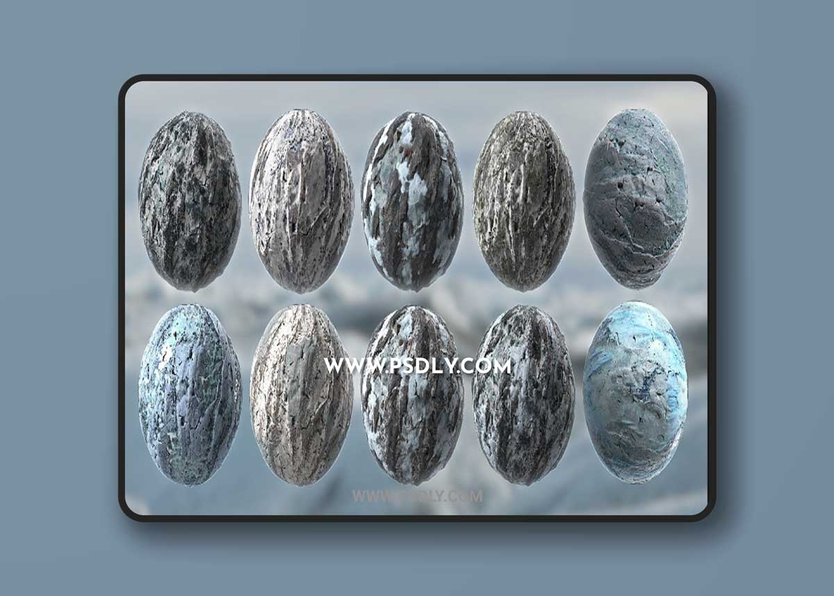 Winter Snow Ice Glacier Seamless PBR Texture Material Pack Bundle 1 Winter Snow Ice Glacier Seamless PBR Texture Material Pack Bundle
