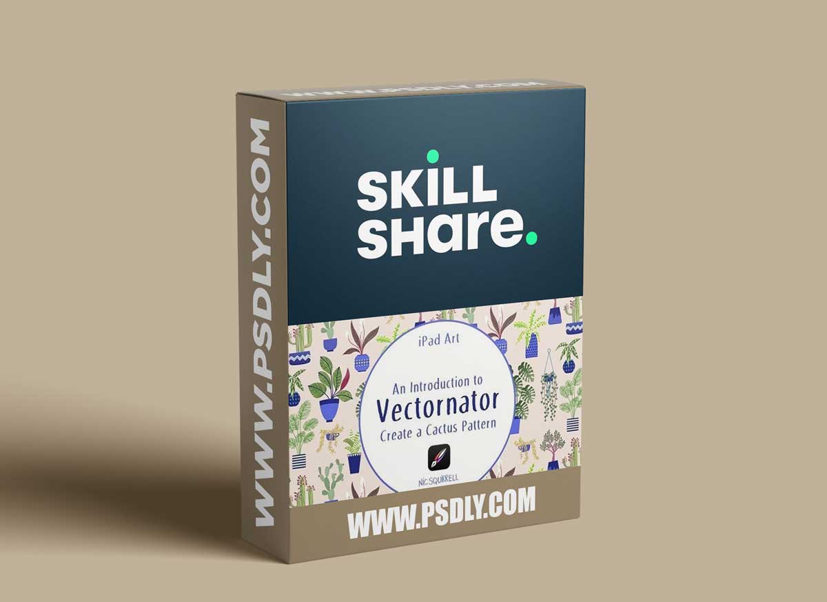 iPad Art: An Introduction to Vectornator - Create a Cactus Pattern 1 iPad Art: An Introduction to Vectornator - Create a Cactus Pattern