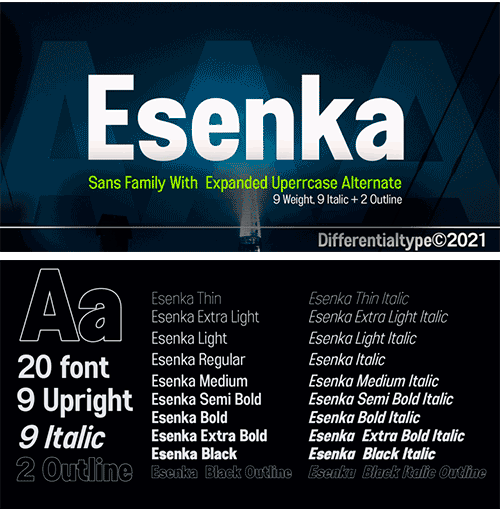 Esenka Font Family 1 Esenka Font Family