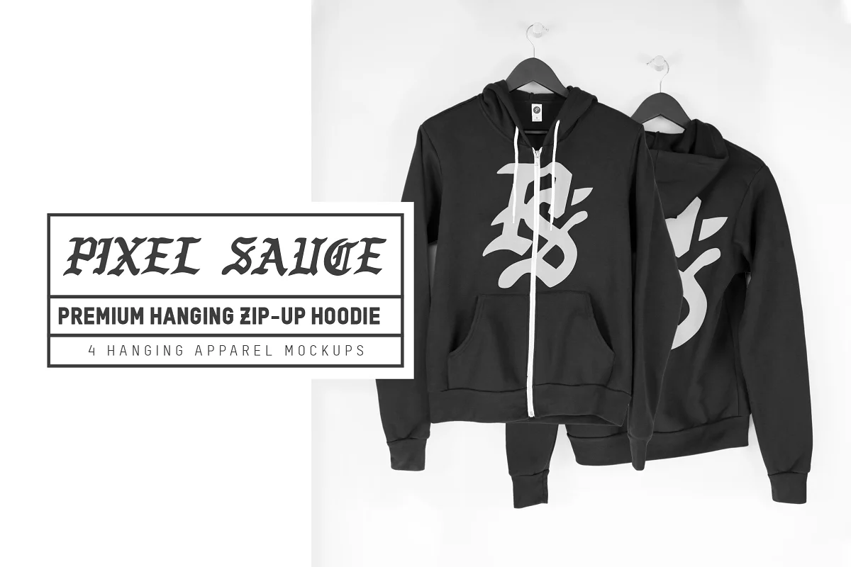 CreativeMarket - Hanging Zip-Up Hoodie Mockups 3432308 1 CreativeMarket - Hanging Zip-Up Hoodie Mockups 3432308