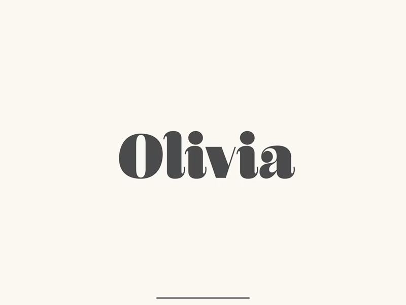 Olivia - A Curvy Typeface 1 Olivia - A Curvy Typeface
