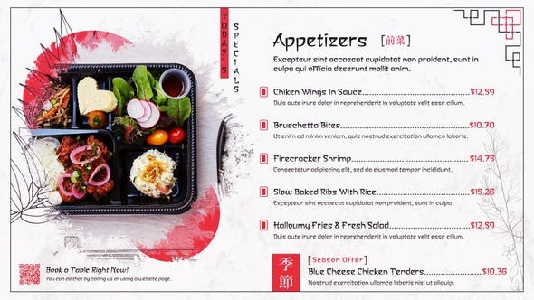 Videohive Japanese Restaurant Menu 34953672 1 Videohive Japanese Restaurant Menu 34953672