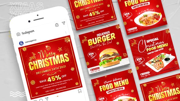Videohive Merry Christmas Sale Food 35114762 1 Videohive Merry Christmas Sale Food 35114762