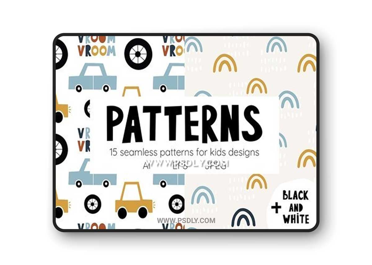 Сute cars. Patterns collection 1 Сute cars. Patterns collection