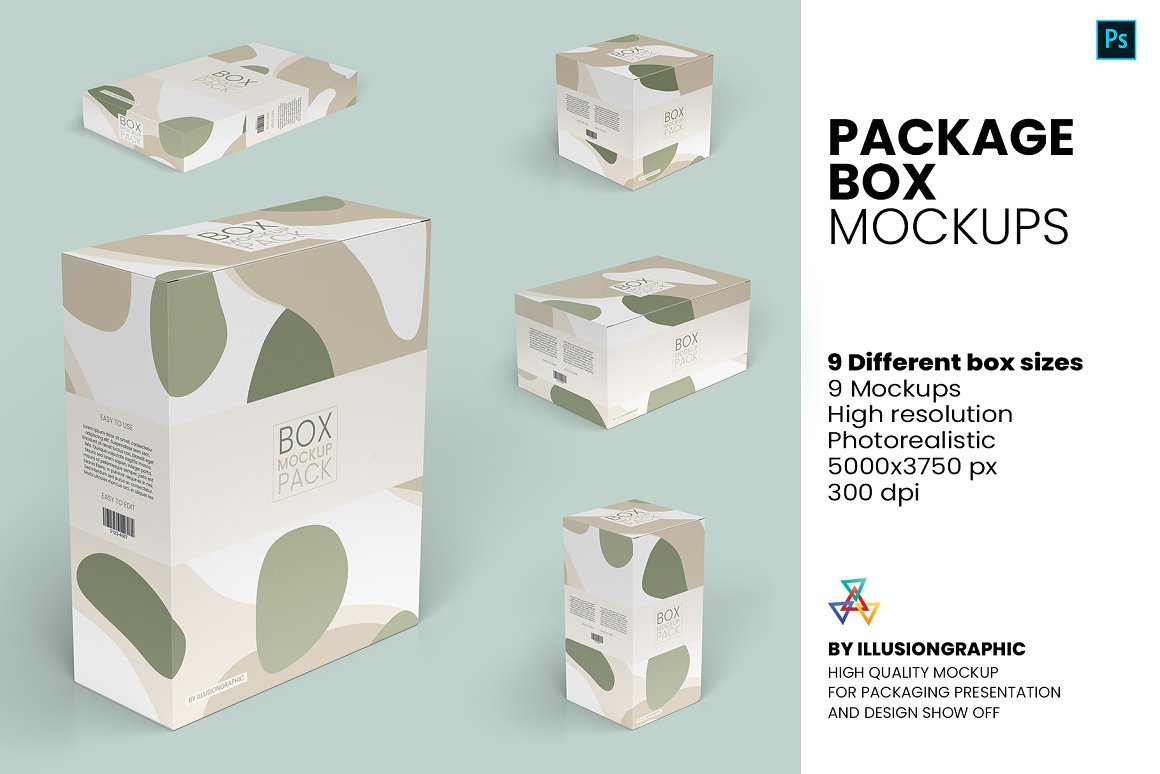 CreativeMarket - Package Box Mockups - 9 box sizes 5810193 1 CreativeMarket - Package Box Mockups - 9 box sizes 5810193