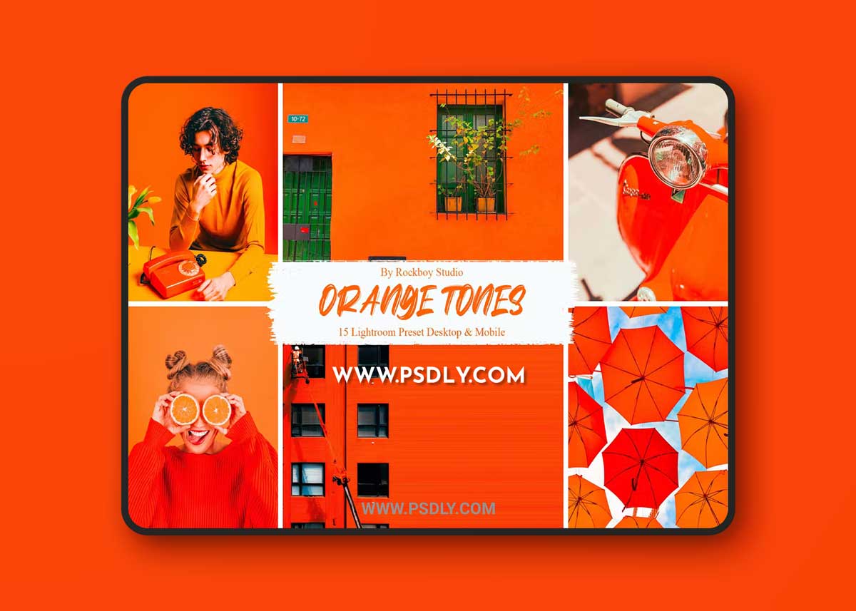 15 Orange Tones Lightroom Presets 1 15 Orange Tones Lightroom Presets
