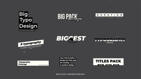 Videohive Bold Titles | After Effects 35428403 1 Videohive Bold Titles | After Effects 35428403