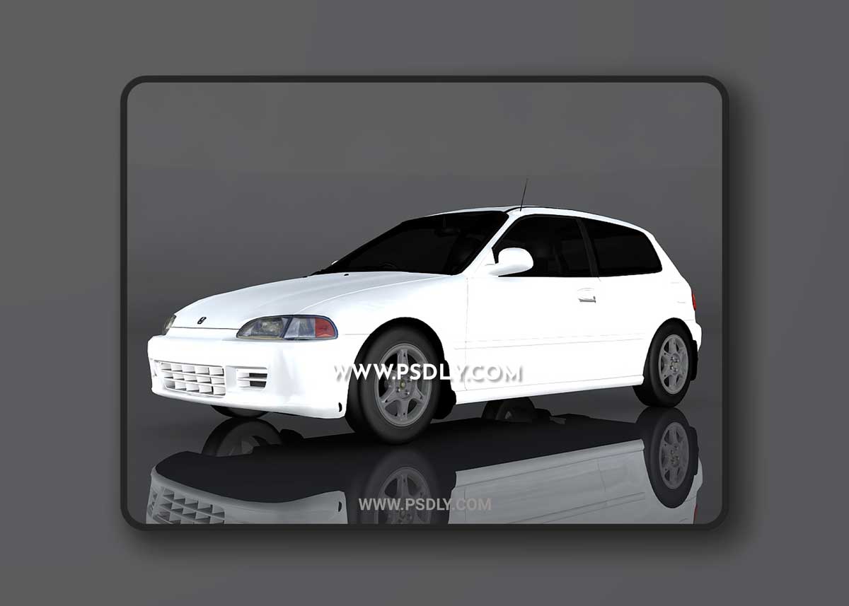 1994 Honda Civic VTI 3D Model o92735 1 1994 Honda Civic VTI 3D Model o92735