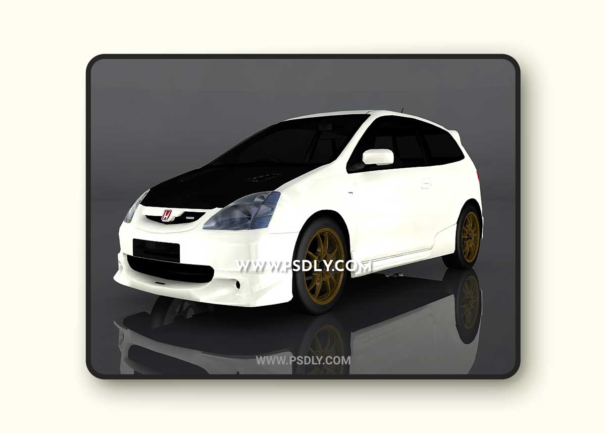 2004 Honda Civic Mugen 3d model Model o175674 1 2004 Honda Civic Mugen 3d model Model o175674