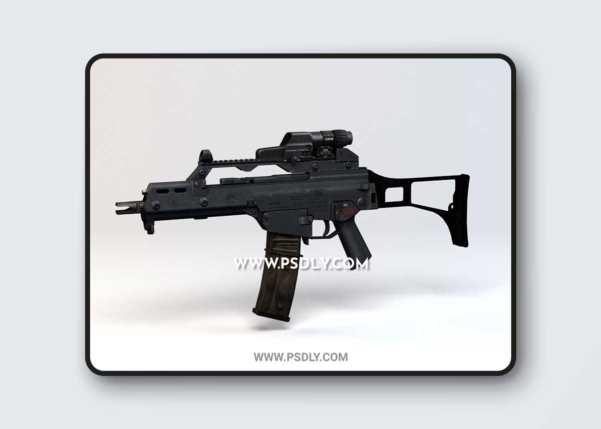 3D Models H&K G36C assault rifle 1 3D Models H&K G36C assault rifle