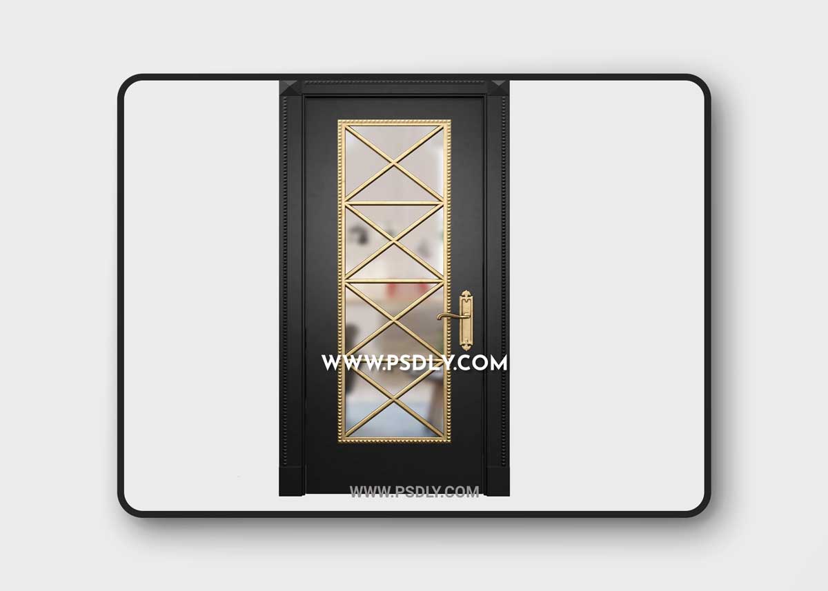 3D Models Msk Centrum decoration black door 04 1 3D Models Msk Centrum decoration black door 04
