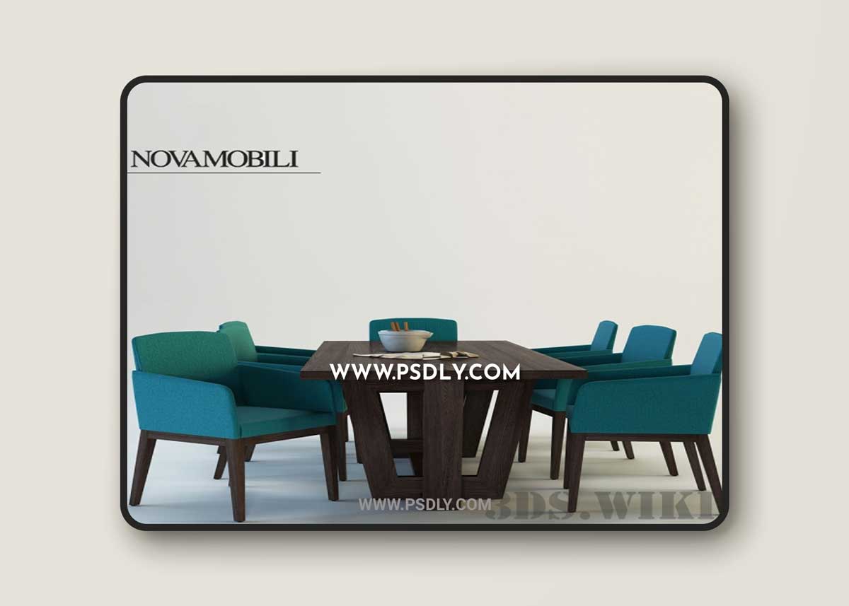3D Models Novamobili Adam & Candy table + chair 05 1 3D Models Novamobili Adam & Candy table + chair 05