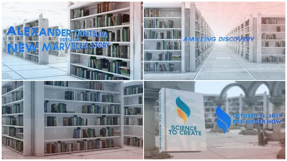 Videohive Book In The Library | Science 22543718 1 Videohive Book In The Library | Science 22543718