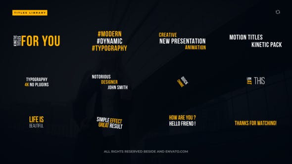 Videohive Kinetic Modern Titles | After Effects 35632063 1 Videohive Kinetic Modern Titles | After Effects 35632063