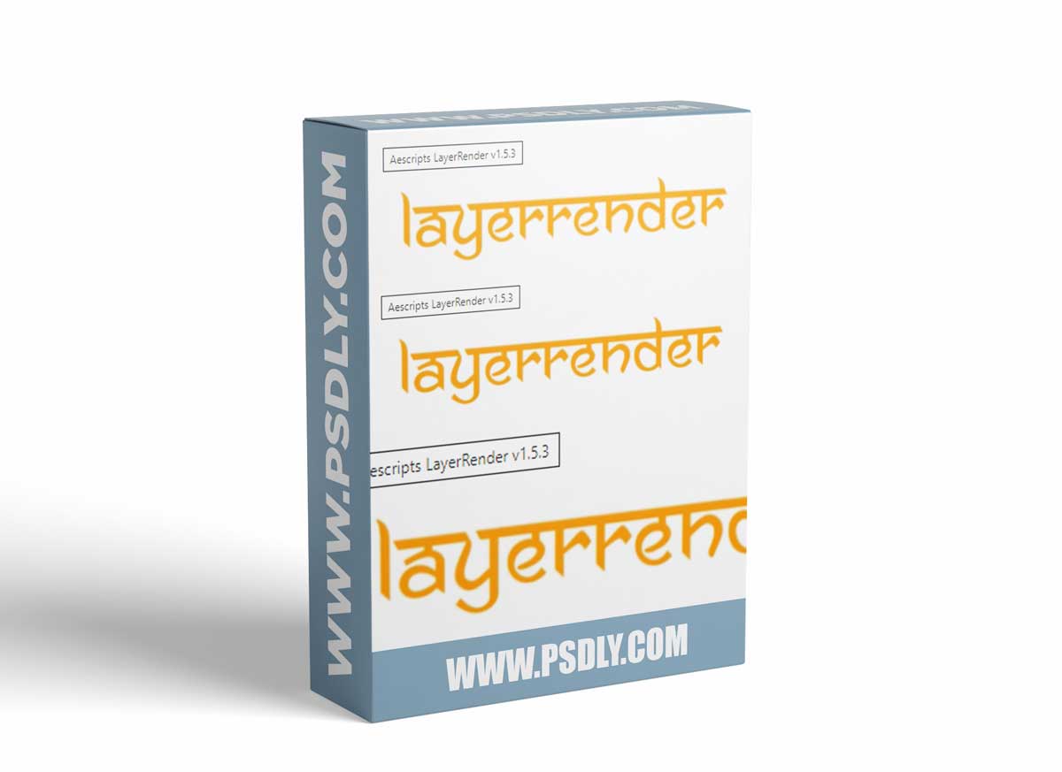 Aescripts LayerRender v1.5.3 1 Aescripts LayerRender v1.5.3
