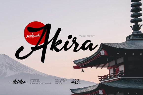 Akira Font 1 Akira Font