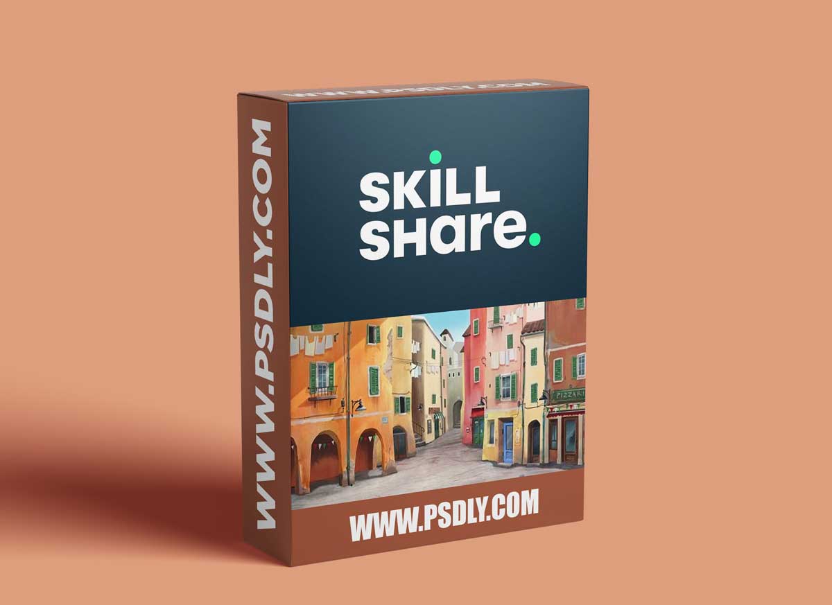 Background Art: Drawing A Street Scene 1 Background Art: Drawing A Street Scene