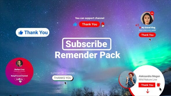Videohive YouTube Subscribe Reminder 35415918 1 Videohive YouTube Subscribe Reminder 35415918