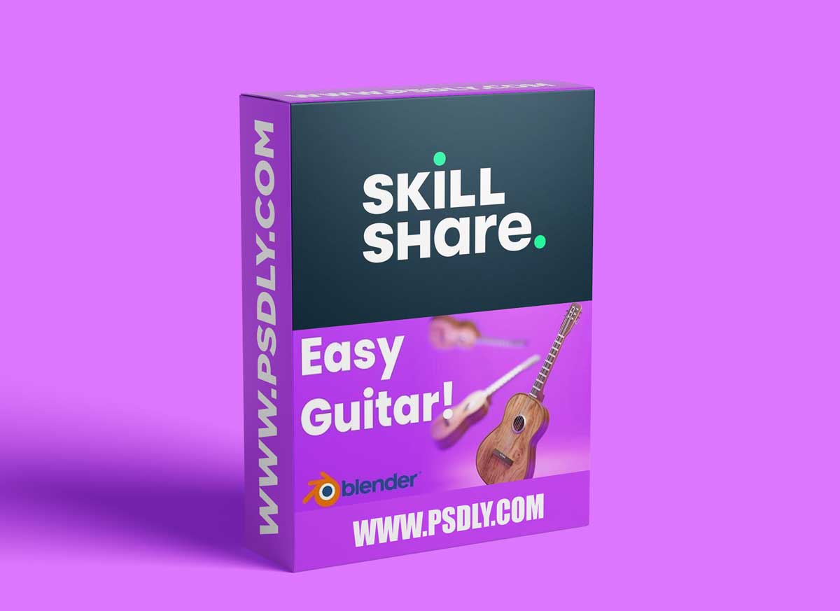 Blender 3D: Easy Guitar Scene 1 Blender 3D: Easy Guitar Scene