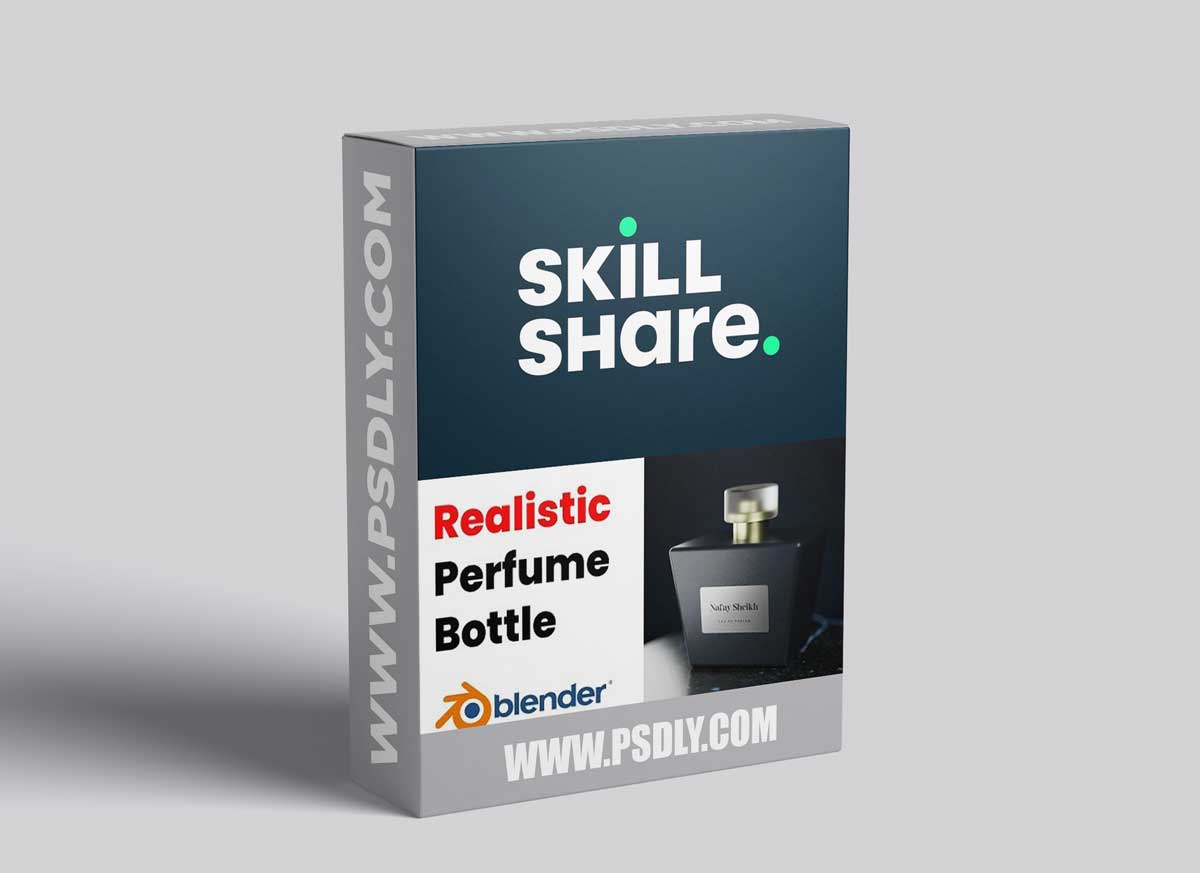 Blender 3D: Easy Realistic Perfume Product Visualization 1 Blender 3D: Easy Realistic Perfume Product Visualization