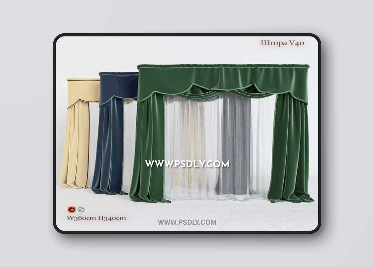 Blind classic four-poster V40 3D Model 1 Blind classic four-poster V40 3D Model