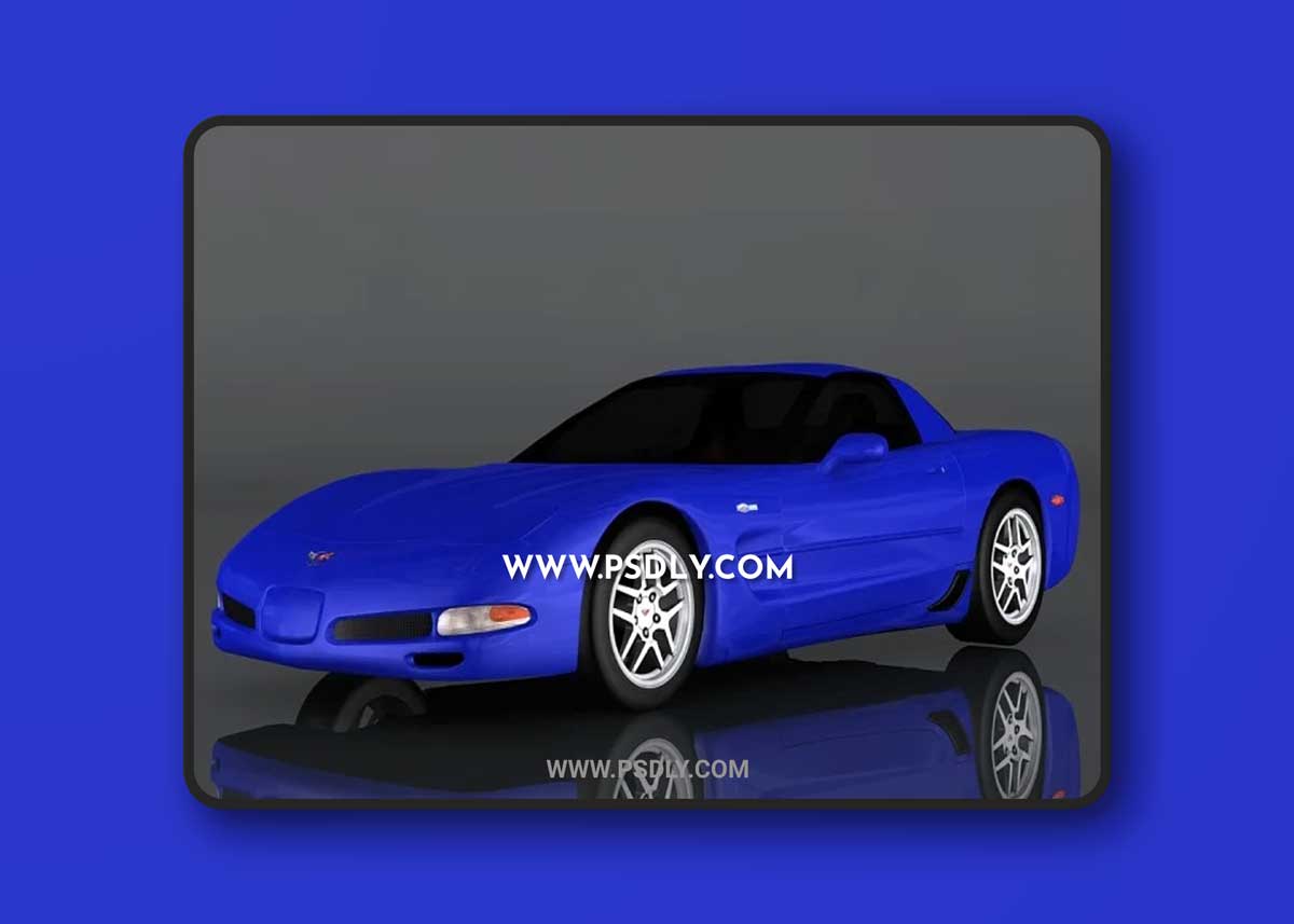 Chevrolet Corvette Z06 2002 3d model Model o175644 1 Chevrolet Corvette Z06 2002 3d model Model o175644