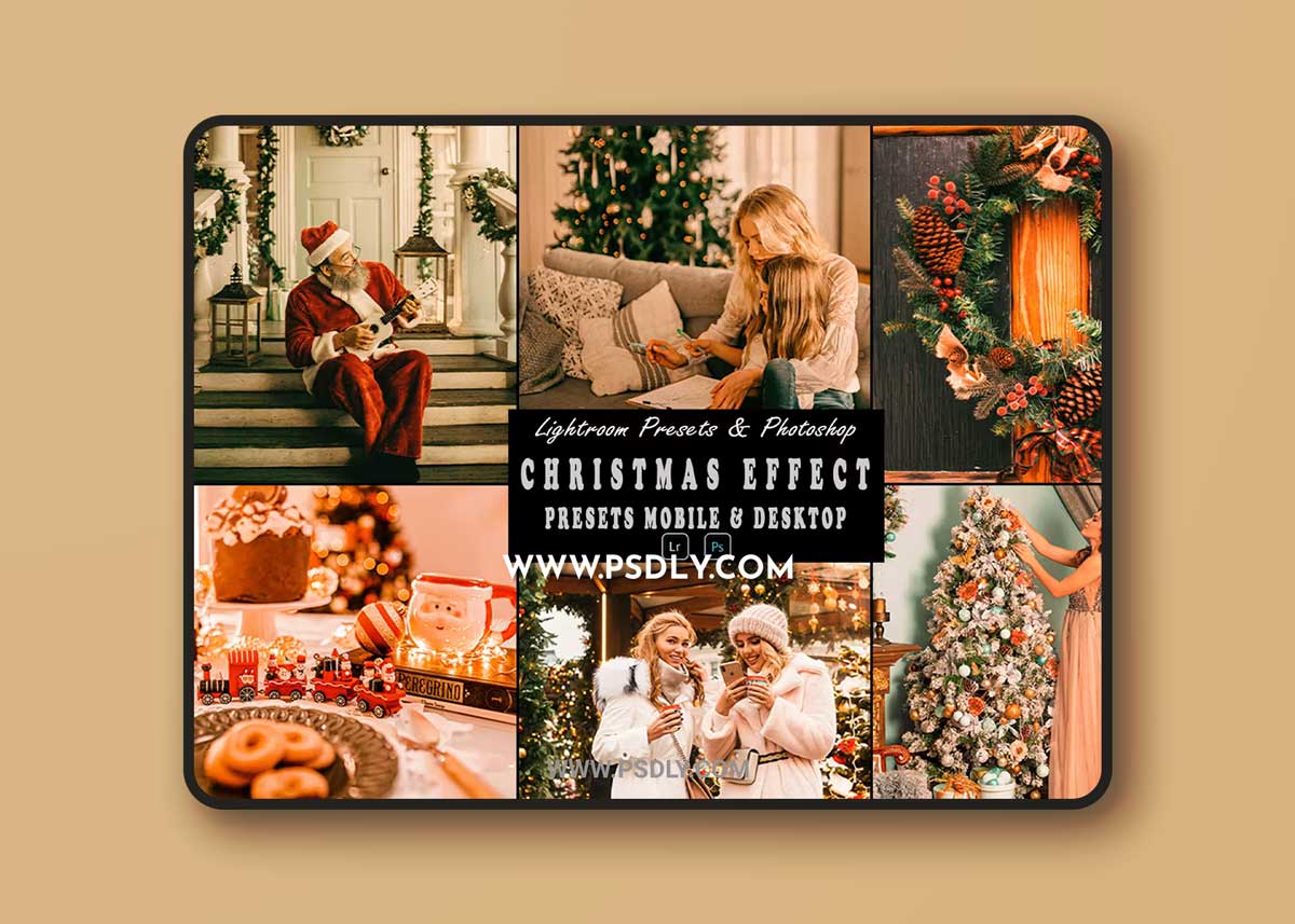 Christmas Photoshop Action & Lightrom Preset 1 Christmas Photoshop Action & Lightrom Preset