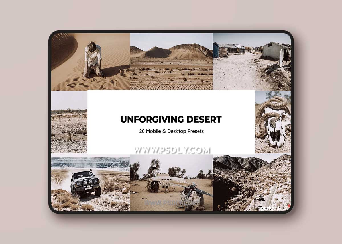 CreativeMarket - 20 Unforgiving Desert Lightroom Presets and LUTs 6882242 1 CreativeMarket - 20 Unforgiving Desert Lightroom Presets and LUTs 6882242