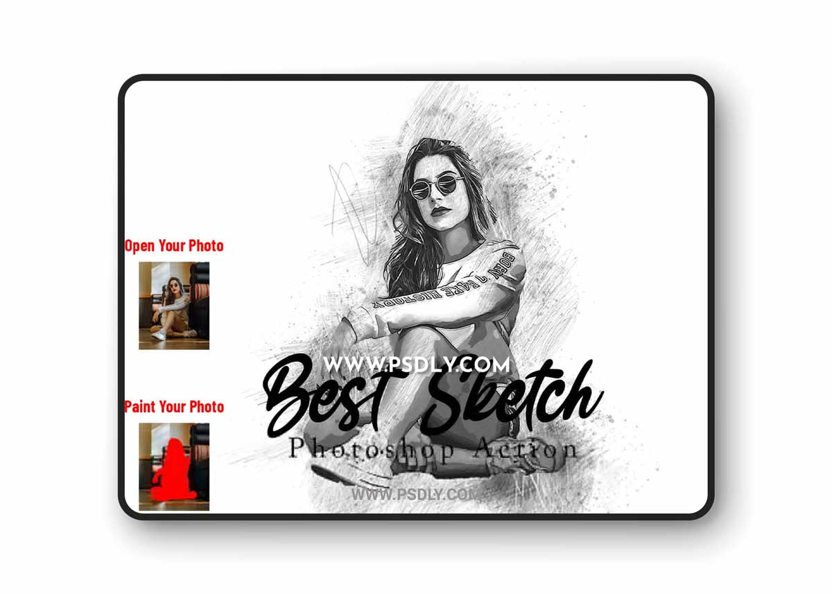 CreativeMarket - Best Sketch Photoshop Action 6824813 1 CreativeMarket - Best Sketch Photoshop Action 6824813