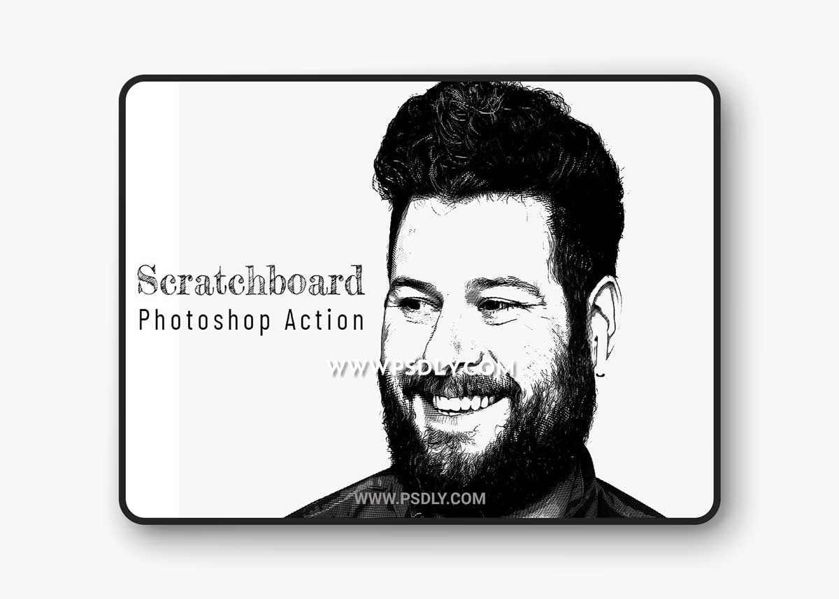 CreativeMarket - Scratchboard Photoshop Action 6800179 1 CreativeMarket - Scratchboard Photoshop Action 6800179