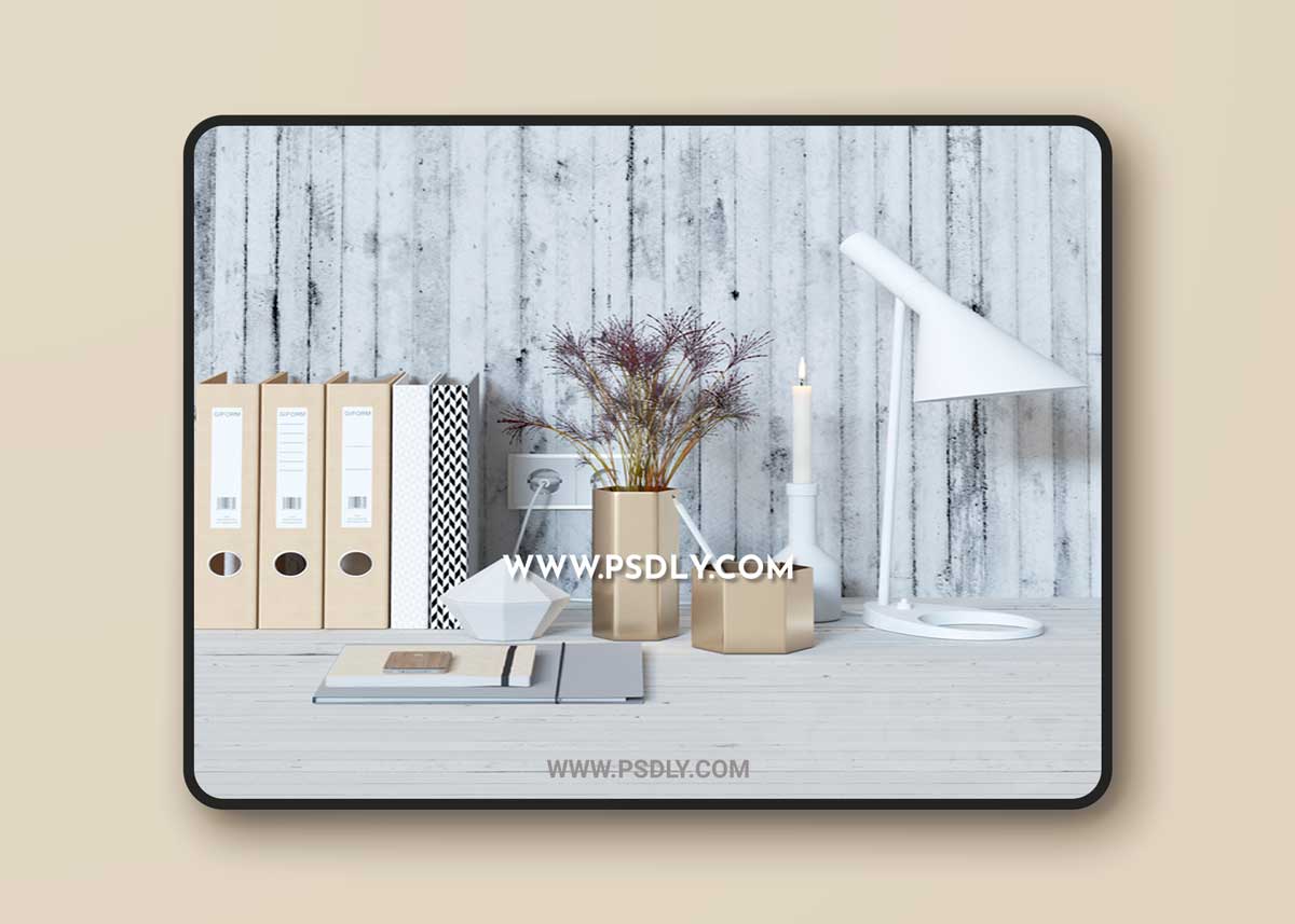 Decorative set for the office desk 3D Model 1 Decorative set for the office desk 3D Model
