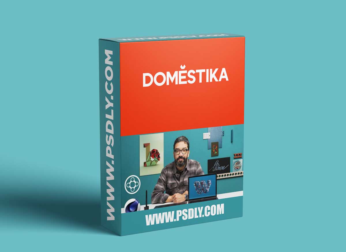 Domestika - Animated 3D Lettering with X-Particles 1 Domestika - Animated 3D Lettering with X-Particles