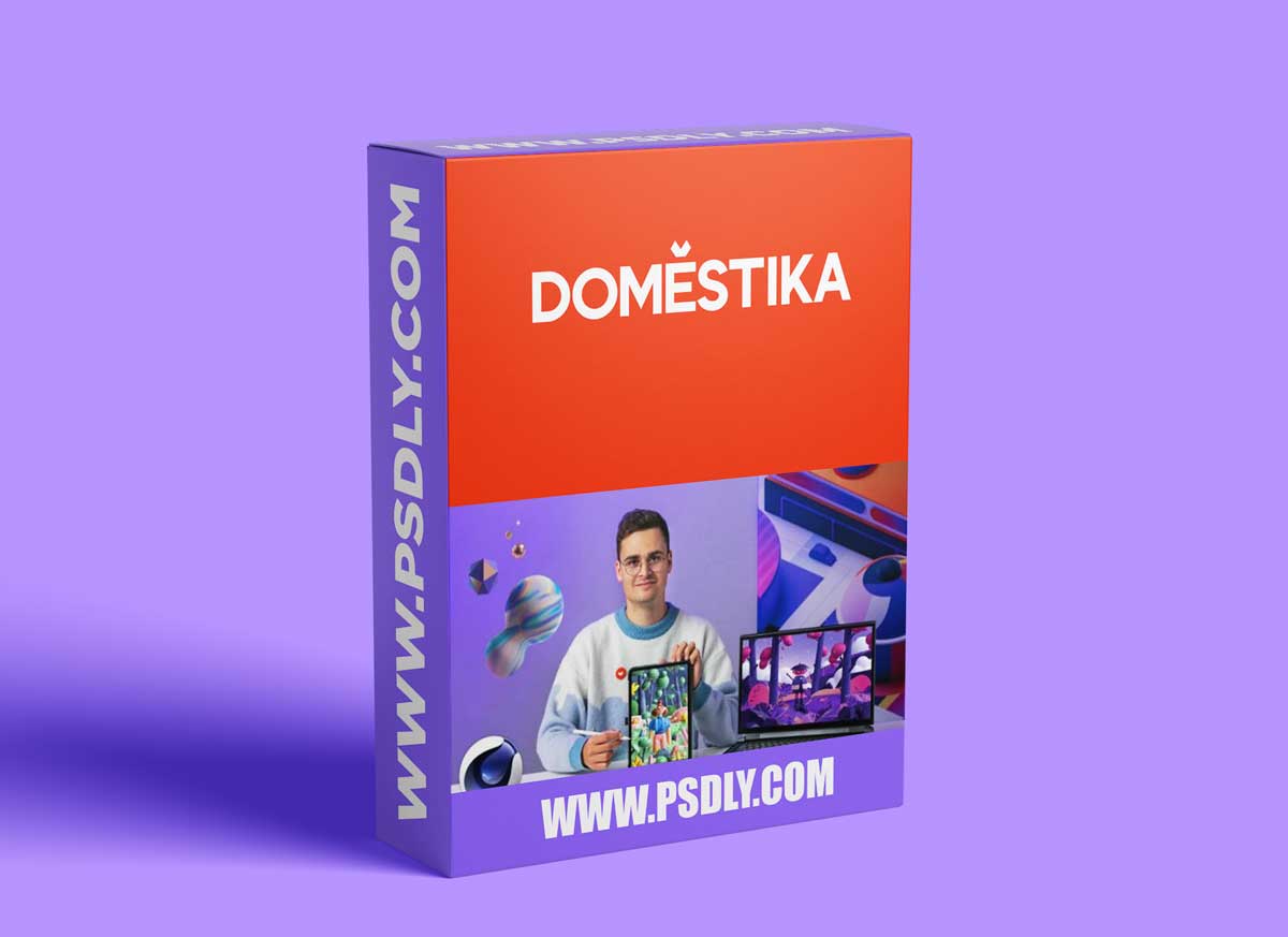 Domestika - Cinema 4D: Bring Playful 3D Illustrations to Life 1 Domestika - Cinema 4D: Bring Playful 3D Illustrations to Life