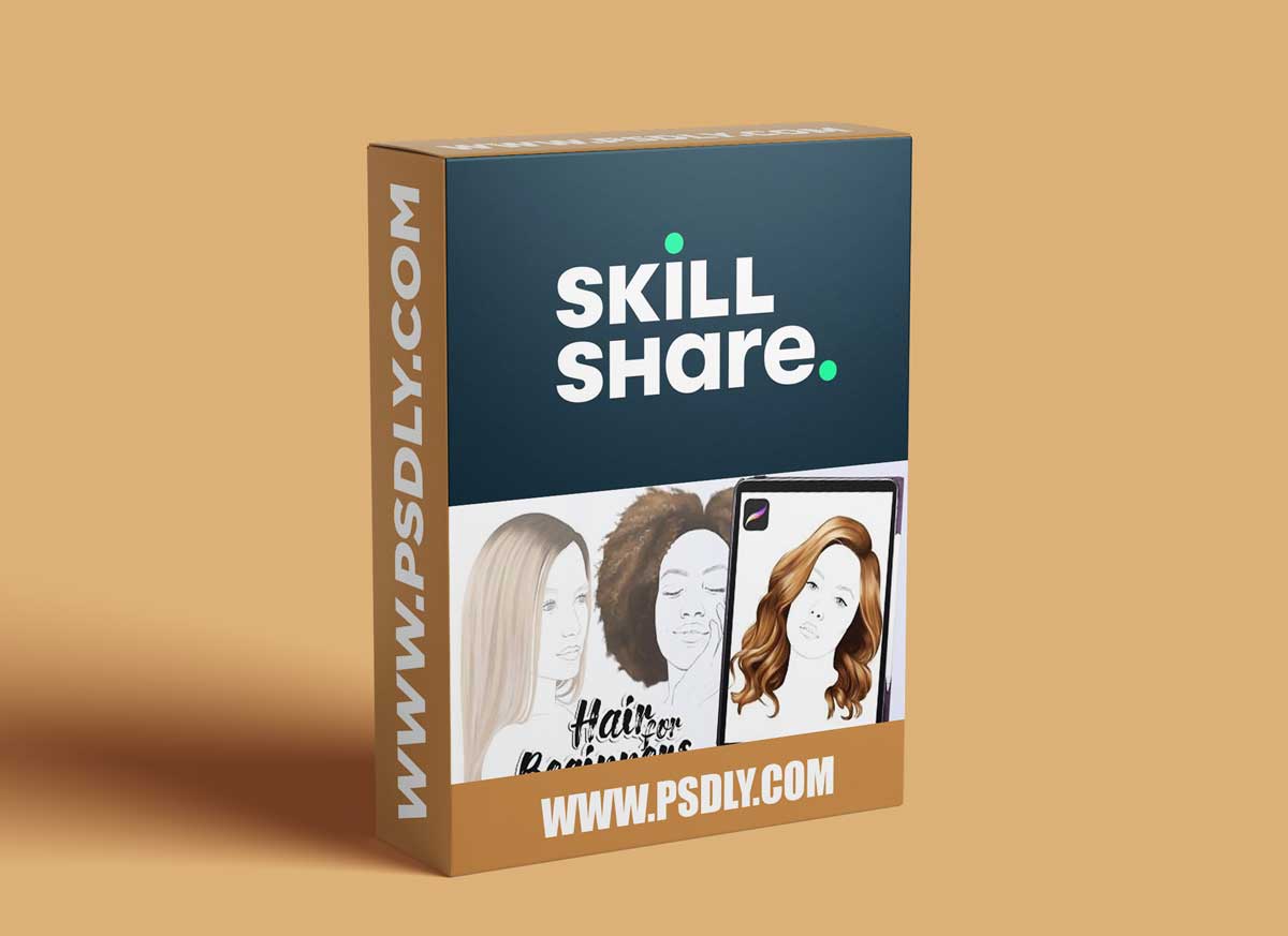 Drawing Hair in Procreate: How to Paint Hair for Beginners 1 Drawing Hair in Procreate: How to Paint Hair for Beginners
