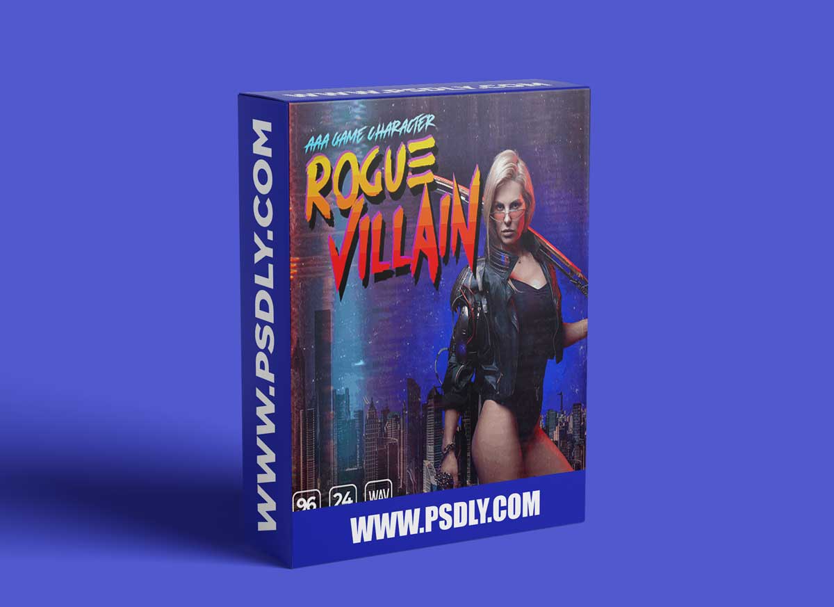 Epic Stock Media AAA Game Character Female Rogue Villain WAV 1 Epic Stock Media AAA Game Character Female Rogue Villain WAV