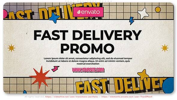 Videohive Fast Delivery Promo 35401653 1 Videohive Fast Delivery Promo 35401653