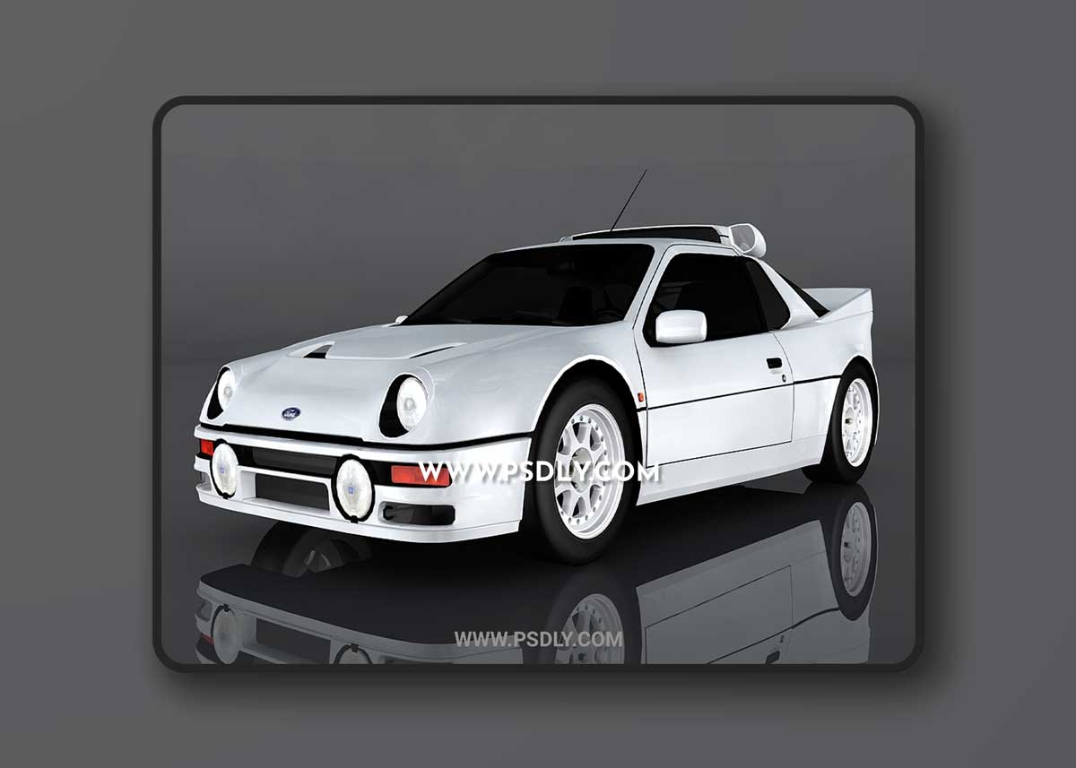 Ford RS200 3D Model o92961 1 Ford RS200 3D Model o92961